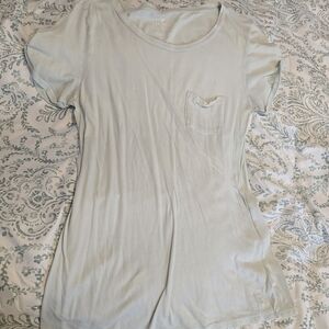 American Eagle Outfitters Soft Blue Short Sleeve Tee